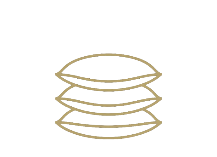 Verstelbaar hoofdkussen met meerdere lagen
